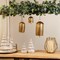 Northlight Hammered Iron Dome Bells Christmas Decorations - Set of 3